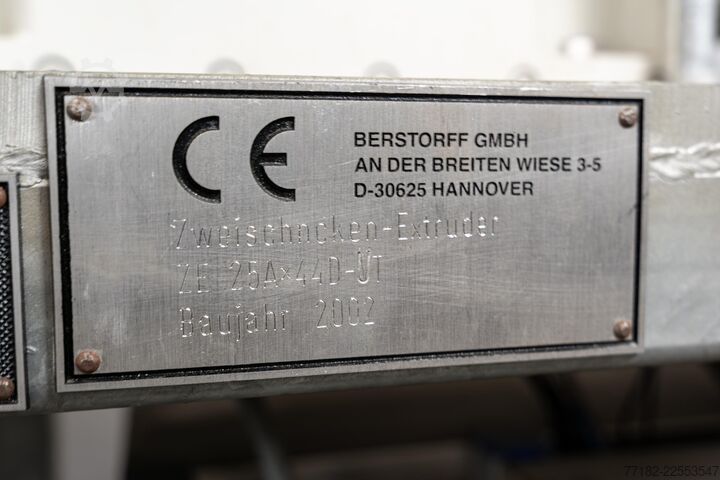 Komponderingslinje Berstorff ZE 25 compounding line