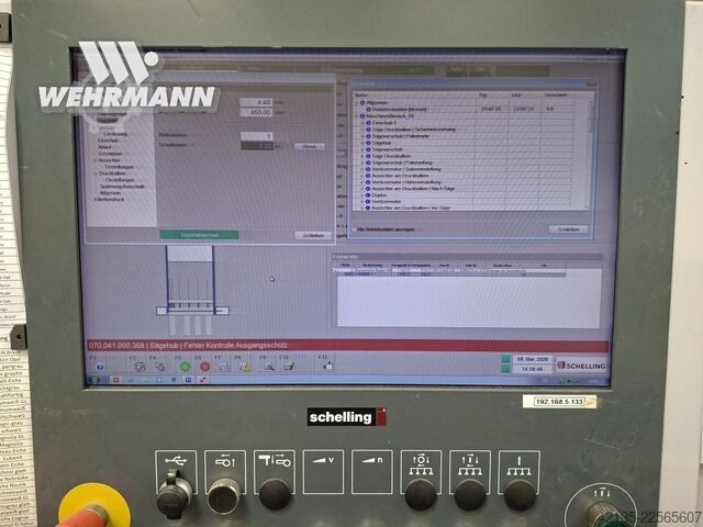 Panel dividing saw SCHELLING FM-H 430 (2005) SCHELLING FM-H 430