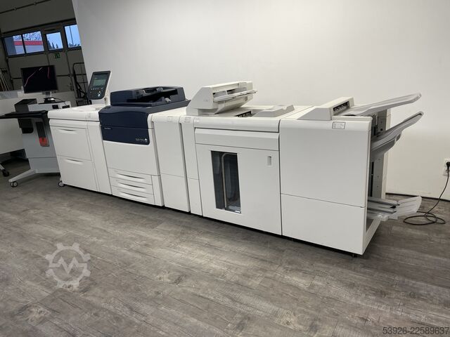 цифрова друкарська машина Xerox Versant 180 only 353.000 clicks incl. Fiery, booklet, stacker