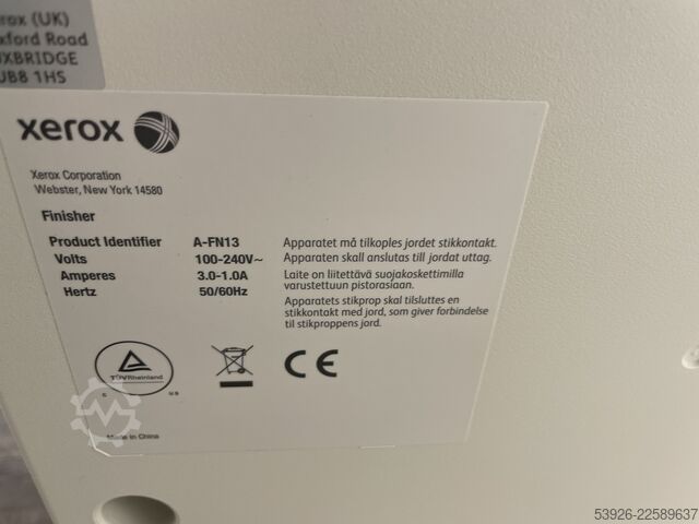 цифрова друкарська машина Xerox Versant 180 only 353.000 clicks incl. Fiery, booklet, stacker