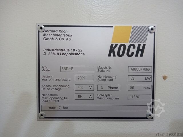 เครื่องเจาะและกัดอเนกประสงค์ผ่าน Koch SBD-B