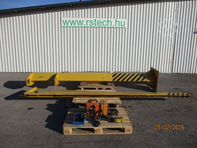 Kren putar tiang, kren berayun tiang, kren putar BALCANCAR Hallenkran 1000 kg (3441)