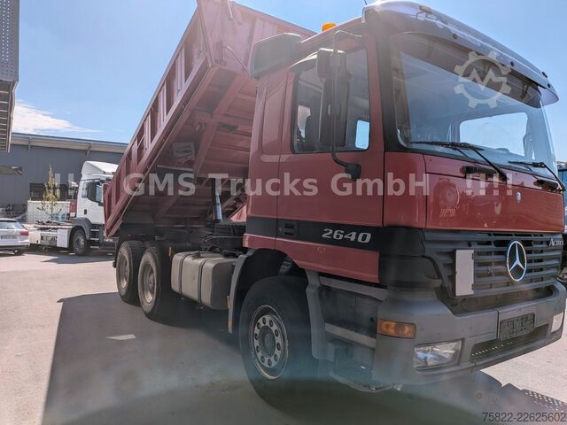 Τρίπλευρο ανατρεπόμενο φορτηγό MERCEDES-BENZ Actros 2640 / 6X4 / EPS / German/  Meiller BORDM