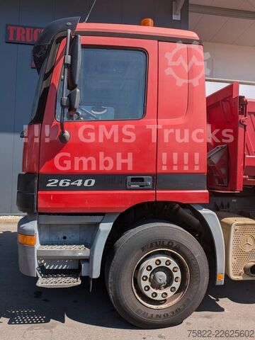 Τρίπλευρο ανατρεπόμενο φορτηγό MERCEDES-BENZ Actros 2640 / 6X4 / EPS / German/  Meiller BORDM
