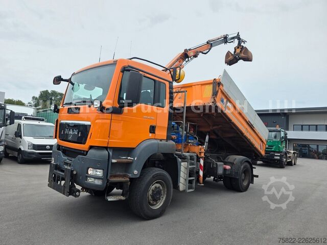 آخر MAN TGS 18.320 / 4X4 ALLRAD / Meiller / Kran FUNK