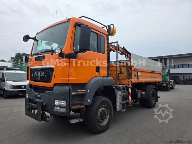 آخر MAN TGS 18.320 / 4X4 ALLRAD / Meiller / Kran FUNK