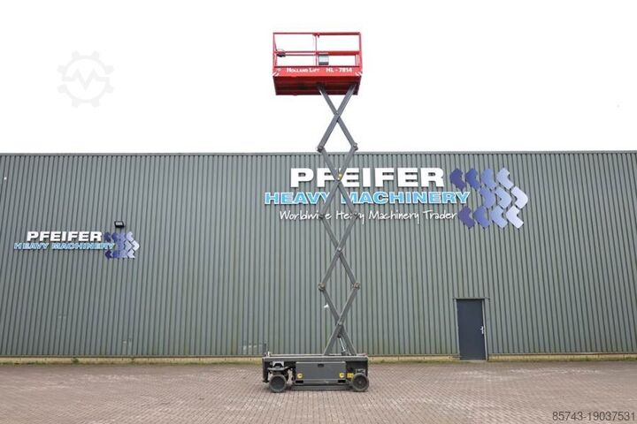 Podizanje makaza Holland Lift Ecostar HL-7814 Electric, 10m Working Height, 450k