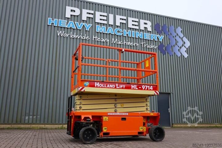 Scissor lift Holland Lift Ecostar HL-9714 Electric, 12m Working Height, 325k