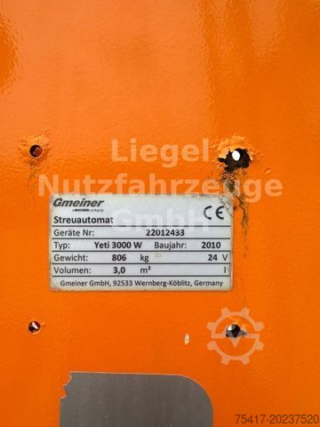 Camión volquete trilateral  Streuautomat Gmeiner Yeti 3000 W