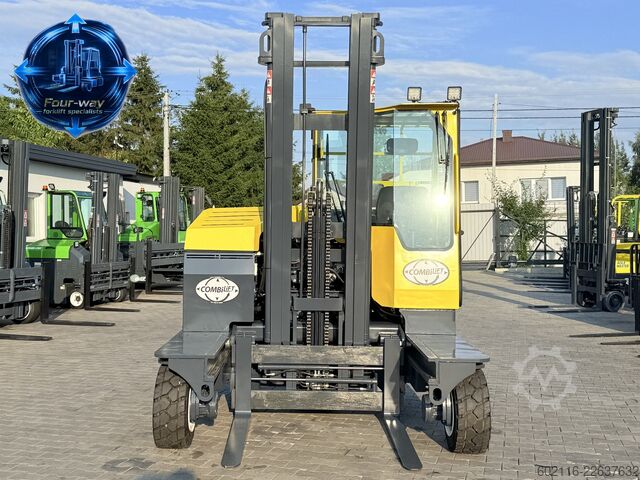 čtyřcestný vysokozdvižný vozík Combilift C3000XL GAS DUPLEX 4550 FORK POSITIONER