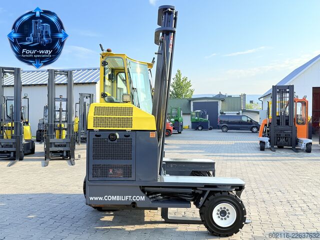 čtyřcestný vysokozdvižný vozík Combilift C3000XL GAS DUPLEX 4550 FORK POSITIONER