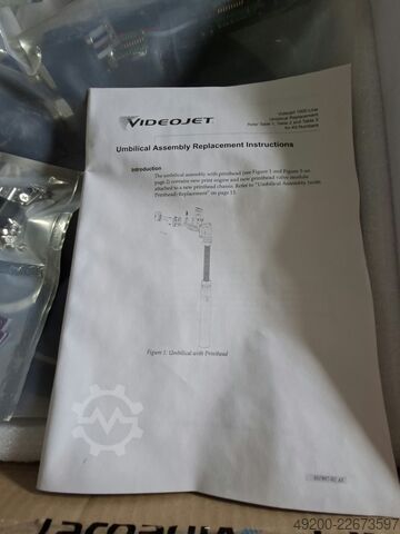 圧力ヘッド付きアンビリカルアセンブリ – 予備部品 Videojet Umbilical Assembly mit Printhead