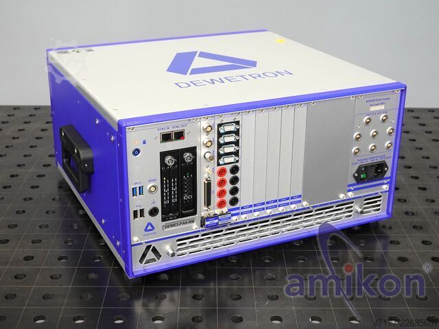 TRION3 1810M 4-페이즈 10 MS/s DEWETRON DEWE3-PA8-RM Power Analyzer
