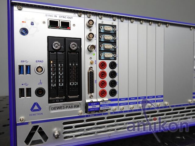 TRION3 1810M 4-페이즈 10 MS/s DEWETRON DEWE3-PA8-RM Power Analyzer