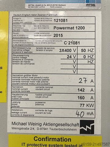 Hyvelmaskin WEINIG POWERMAT 1200 (6 SPINDLE  50mm)
