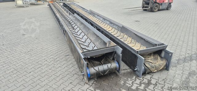 Elevatorska traka žljebasta transportna traka Forderband Transportband  Conveyor 