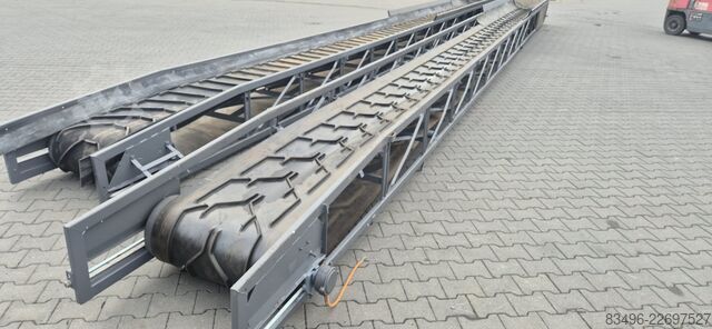 Elevatorska traka žljebasta transportna traka Forderband Transportband  Conveyor 