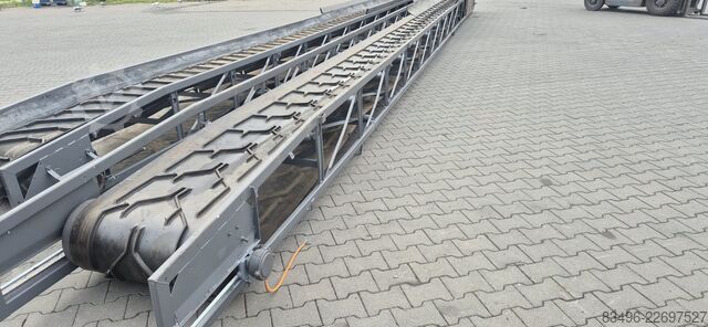 Elevatorska traka žljebasta transportna traka Forderband Transportband  Conveyor 