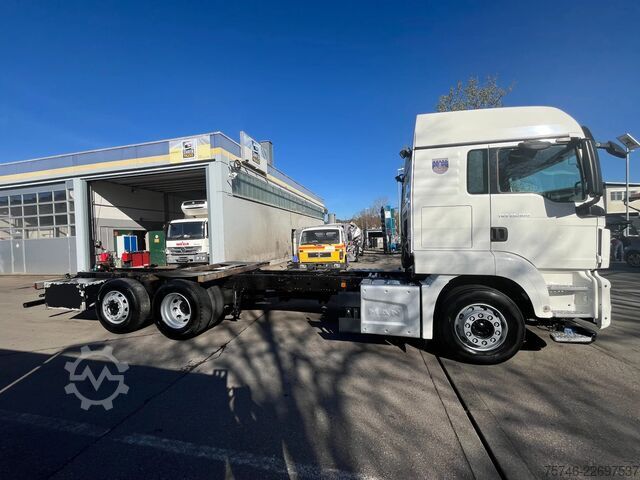 MAN TGS 26.500 FLL*चेसिस*इंटार्डर*E6C*मैन्युअल गियरबॉक्स MAN TGS 26.500 FLL*Chassis*Intarder*E6C*Schalter