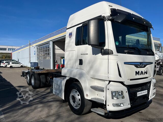MAN TGS 26.500 FLL*चेसिस*इंटार्डर*E6C*मैन्युअल गियरबॉक्स MAN TGS 26.500 FLL*Chassis*Intarder*E6C*Schalter