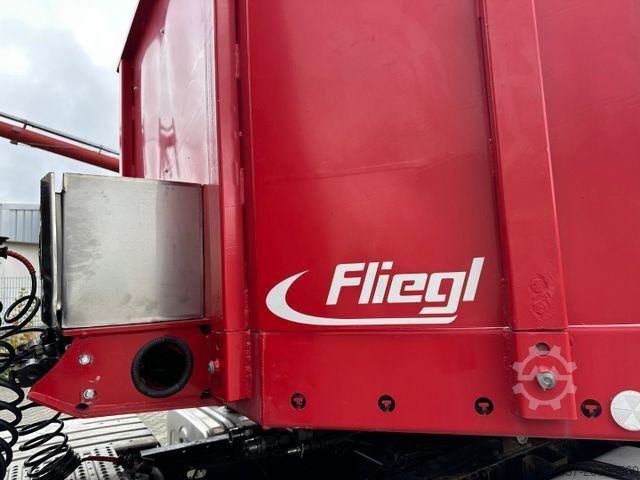 Remorque surbaissée FLIEGL SDS 470 / hydr Hubbett / Seilwinde