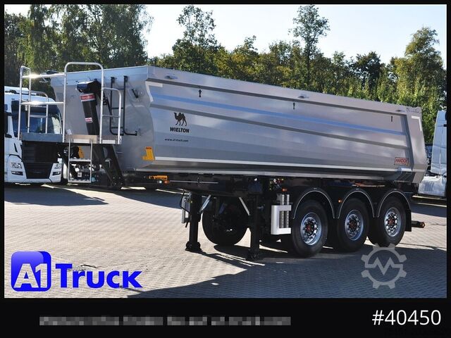 Semi-remorque benne WIELTON Wielton 26m³ Strong Master Stahl