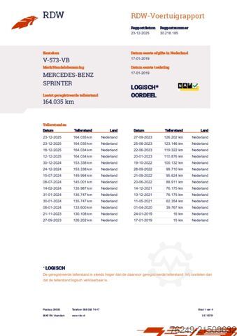 Stationvogn med højt tag Mercedes-Benz Sprinter 311 2.2 CDI L2H2 RWD AIRCO CAMERA Werk...