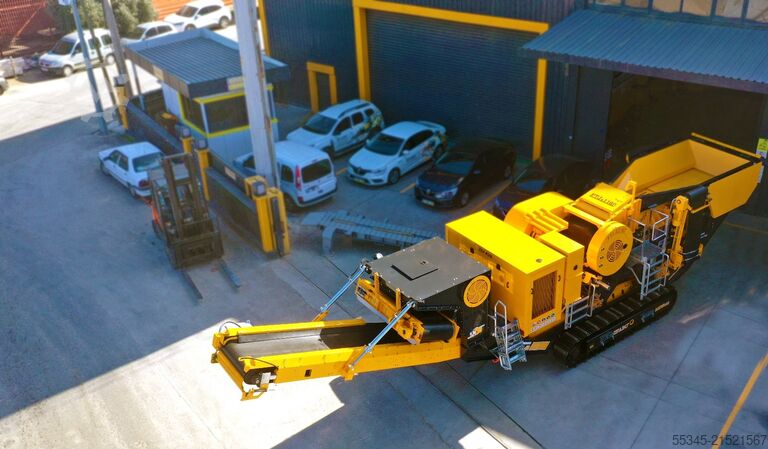 Brechanlage FABO Jaw Crusher hard stone crushing machine 100-250 t/h