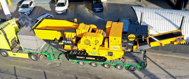 Brechanlage FABO Jaw Crusher hard stone crushing machine 100-250 t/h