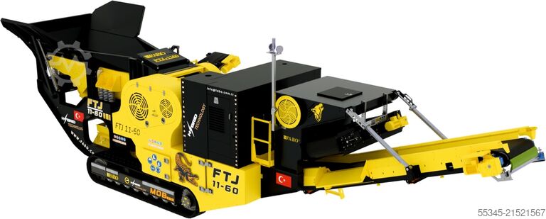 Brechanlage FABO Jaw Crusher hard stone crushing machine 100-250 t/h