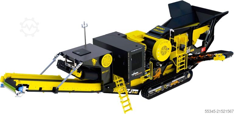 Brechanlage FABO Jaw Crusher hard stone crushing machine 100-250 t/h