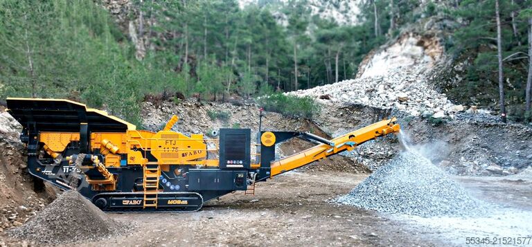 Zúzóberendezés FABO Mobile Crushing Plant Mobile Tracked Jaw Crusher FTJ-1175