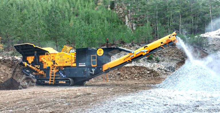 Zúzóberendezés FABO Mobile Crushing Plant Mobile Tracked Jaw Crusher FTJ-1175