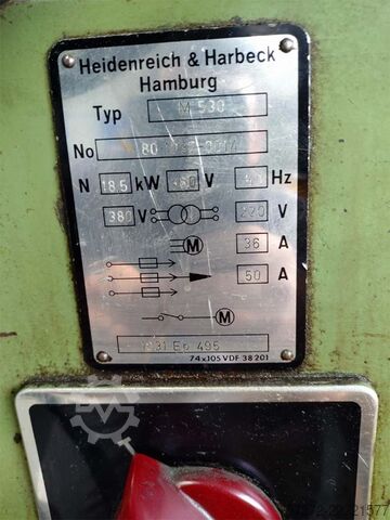 Center Lathe Heidenreich & Harbeck M 530
