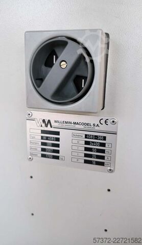 Vertical CNC Machining Center Willemin-Macodel W 408S