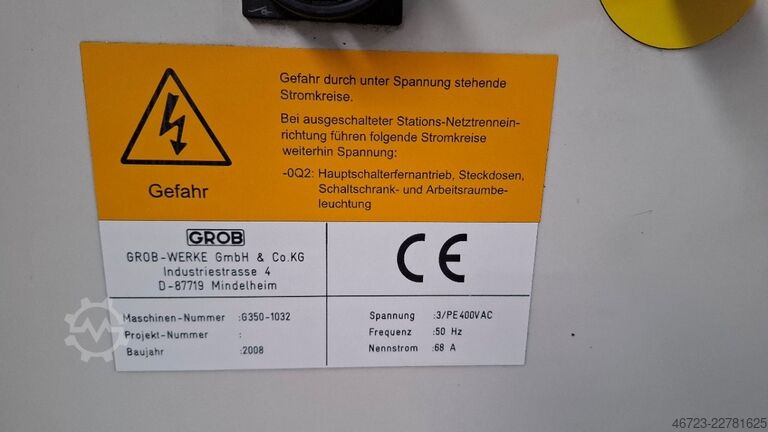 Univerzalni obradni centar GROB-WERKE G 350