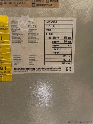 Moulder WEINIG HYDRO 22 AL