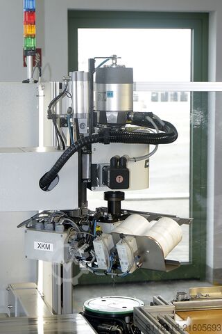 Mesin jahit CNC dengan kepala putar PFAFF-KSL KSL110 - CNC-Drehkopf Nähanlage 2500x800