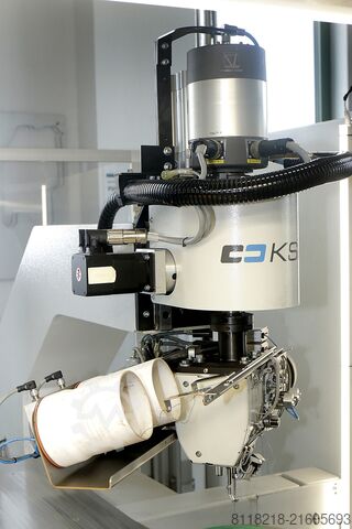 Mesin jahit CNC dengan kepala putar PFAFF-KSL KSL110 - CNC-Drehkopf Nähanlage 2500x800