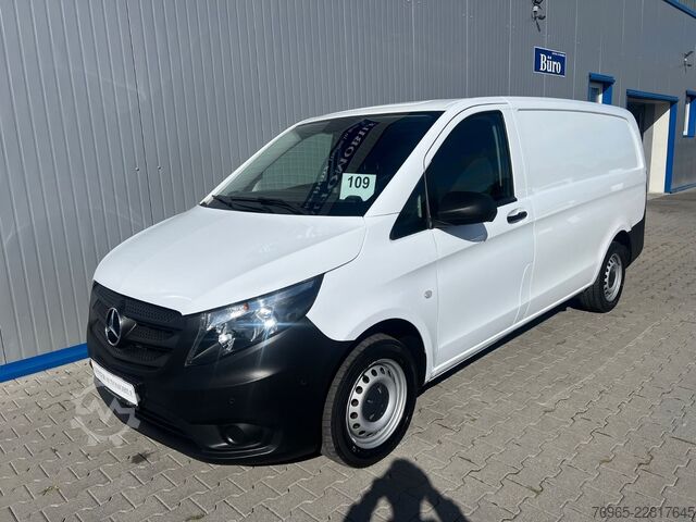 Pallbíll MERCEDES-BENZ Vito 110 LANG 6G KLIMA TEMPOMAT 3-SITZE SCHRÄNKE