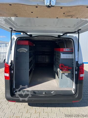 Pallbíll MERCEDES-BENZ Vito 110 LANG 6G KLIMA TEMPOMAT 3-SITZE SCHRÄNKE
