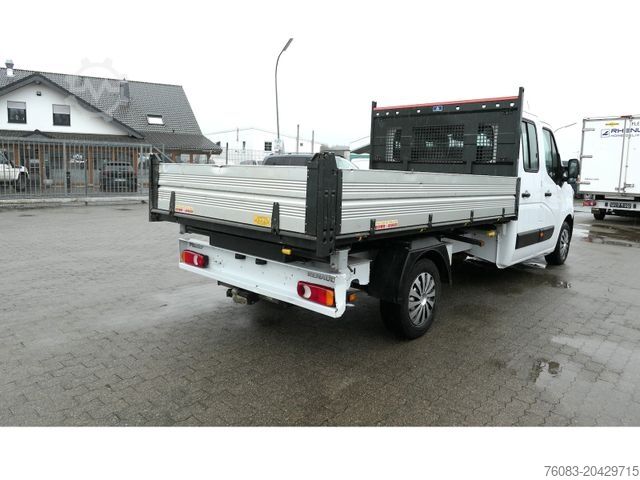 Kiepwagen bestelauto RENAULT Master Maxi Doka 3 Seiten Kipper L=3,2m Klima AH