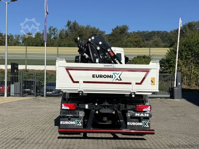 Ribaltabile con gru MAN TGS 28.440 TGS 28.440 6x4-4  3-Seiten-Kipper Hi...