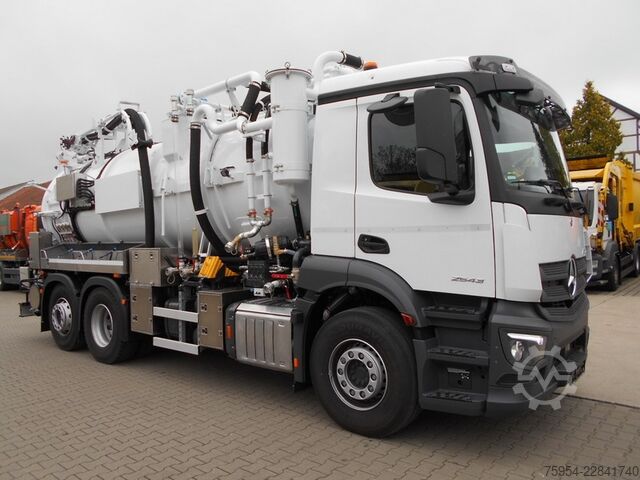 Vacuum tank truck Mercedes-Benz Actros 2543 L 6x2 / Faros 14/1 piston