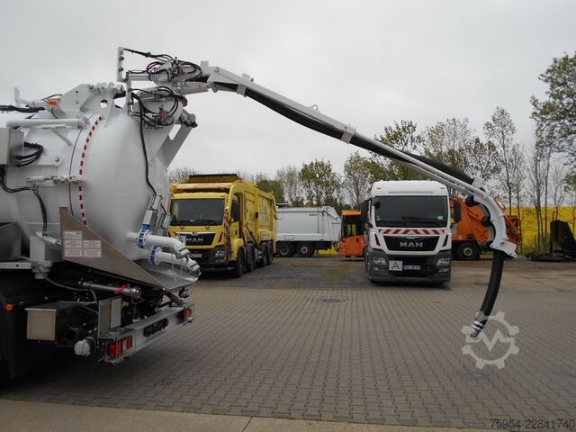 Vacuum tank truck Mercedes-Benz Actros 2543 L 6x2 / Faros 14/1 piston