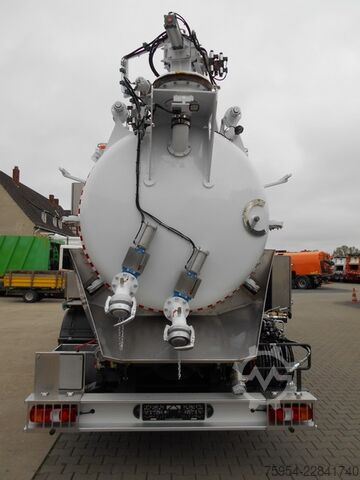 Vacuum tank truck Mercedes-Benz Actros 2543 L 6x2 / Faros 14/1 piston