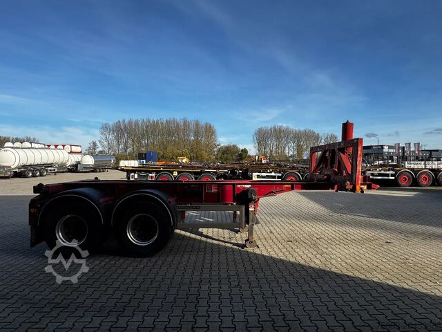 הובלת מכולות Van Hool 2 AXLE 20FT TIPPING-CHASSIS, TWIN-TIRES, BPW + ...