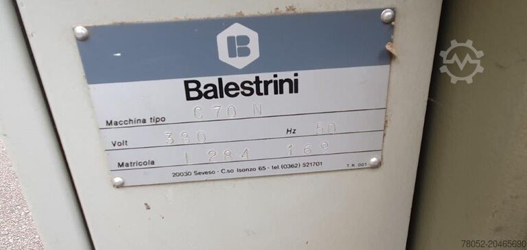 Double spindle moulder BALESTRINI C 70 N