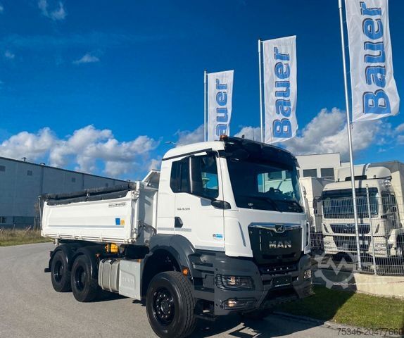 Dreiseitenkipper LKW MAN TGS/26.520/6x4 BL/Bordmatik/Retarder/90to/35 tkm