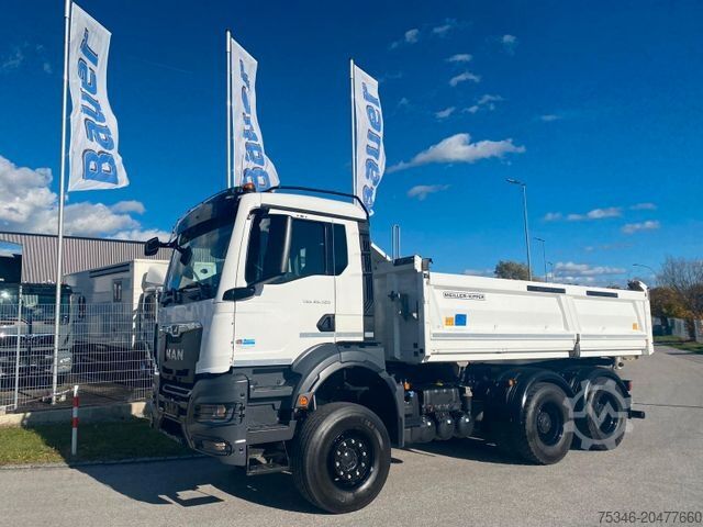 Dreiseitenkipper LKW MAN TGS/26.520/6x4 BL/Bordmatik/Retarder/90to/35 tkm